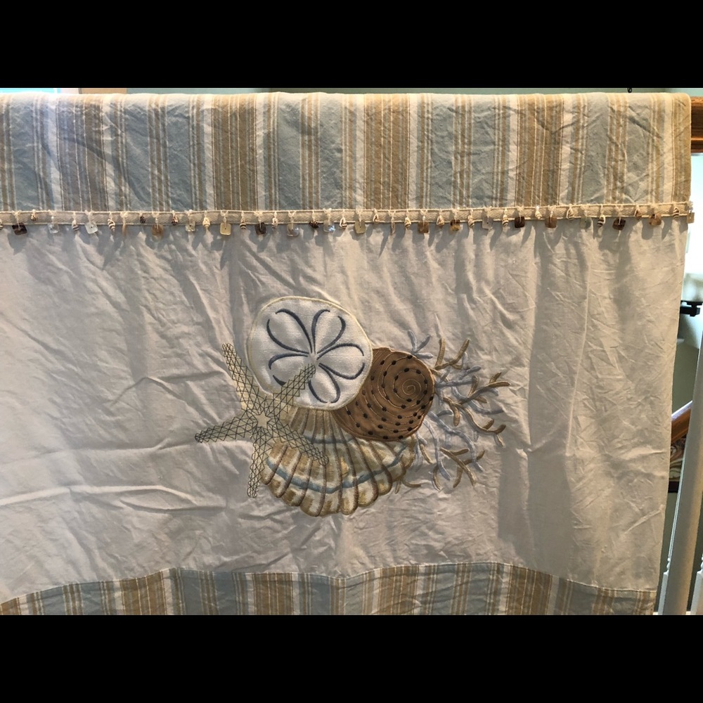 By the Sea bathroom set with 2 shower curtains